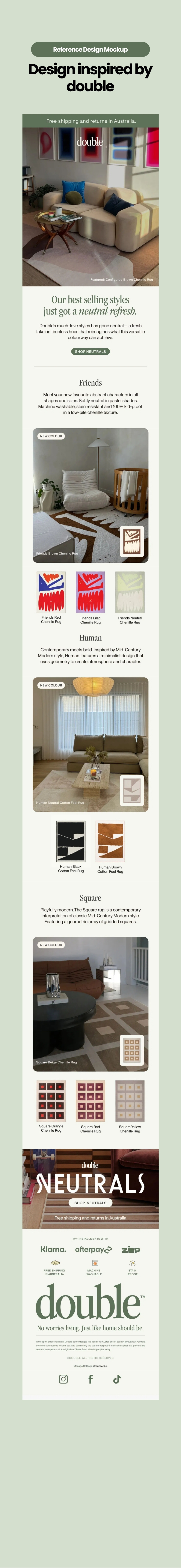 Free email template preview