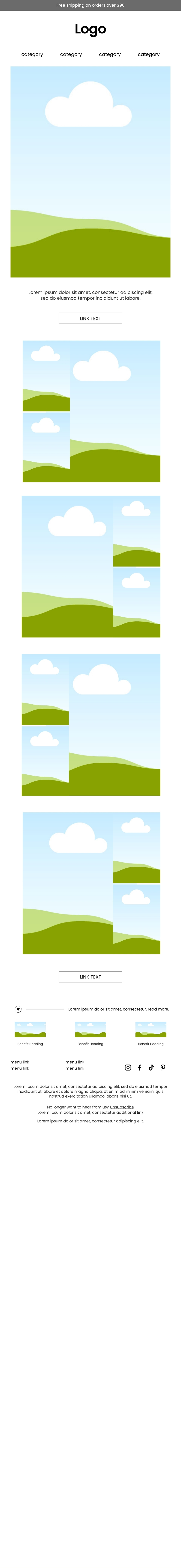Free email template preview